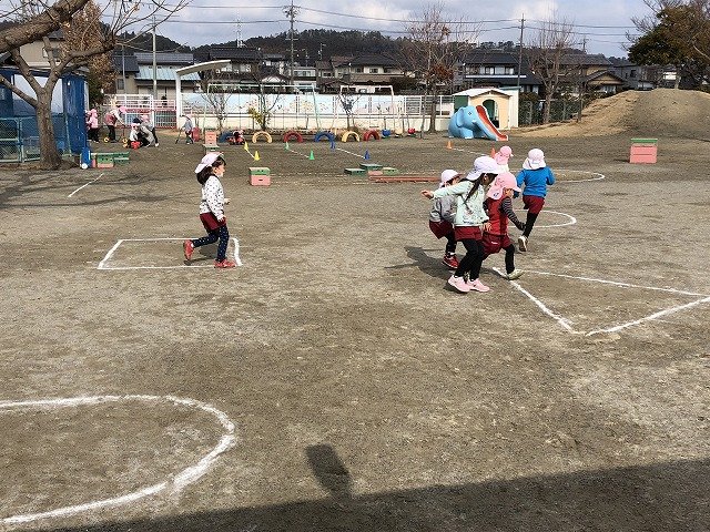 引っ越し鬼 2月 19年 赤佐西幼稚園 ブログ 赤佐西幼稚園