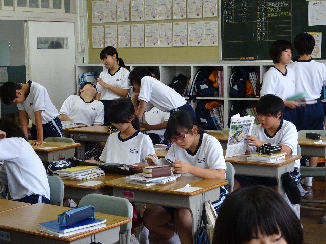 休み時間 7月 15年 麁玉中学校 ブログ 麁玉中学校