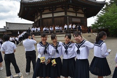 ３年生 修学旅行 5月 17年 麁玉中学校 ブログ 麁玉中学校