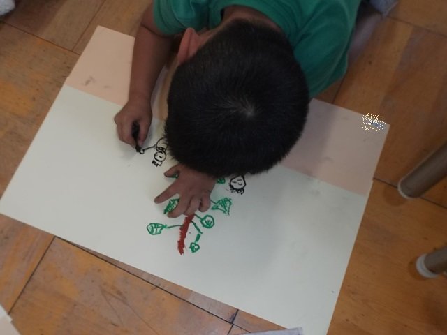 ジャガイモの絵を描いたよ 6月 16年 有玉幼稚園 ブログ 有玉幼稚園