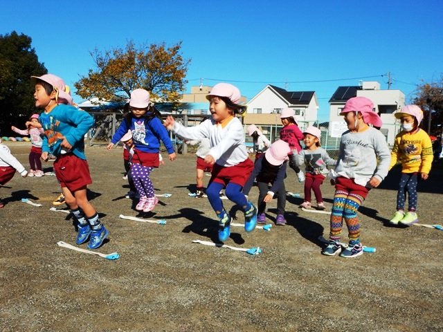 寒くても 外で遊ぶ おすすめの遊び Part 12月 16年 有玉幼稚園 ブログ 有玉幼稚園