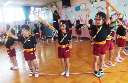 年中組の運動会 9月 15年 有玉幼稚園 ブログ 有玉幼稚園