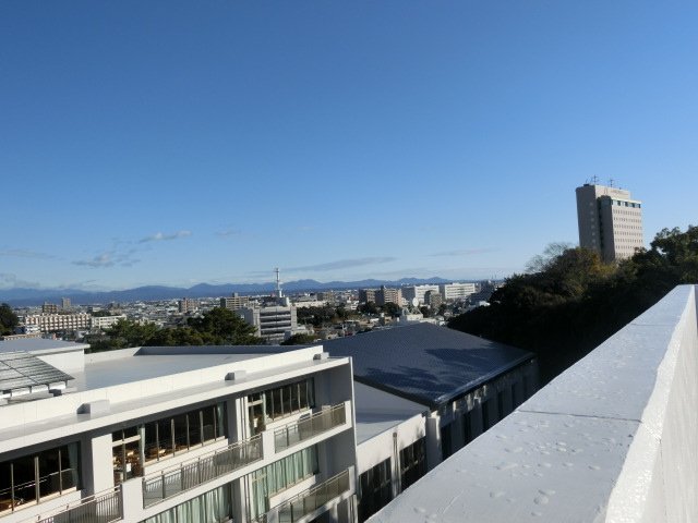 屋上からの景色 1月 17年 浜松中部学園 ブログ 浜松中部学園