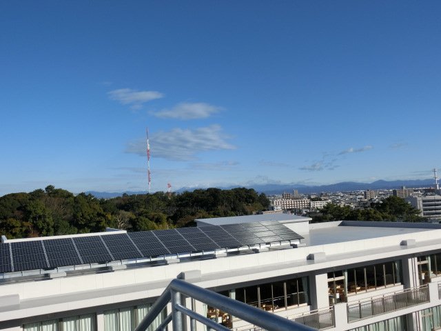 屋上からの景色 1月 17年 浜松中部学園 ブログ 浜松中部学園