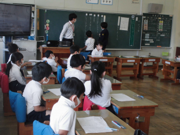 ２年学活 がんばることを決めよう 10月 22年 二俣小学校 ブログ 二俣小学校 Blog
