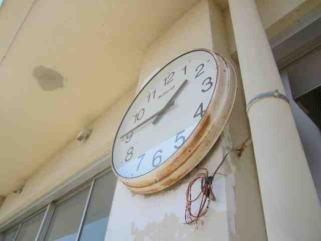 ４月２８日 金 時計の故障 4月 17年 二俣小学校 ブログ 二俣小学校