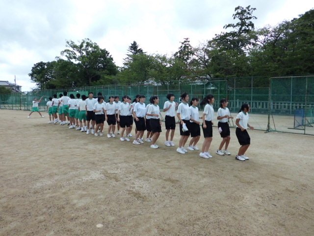 長縄跳び 9月 13年 浜名中学校 ブログ 浜名中学校