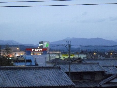 夕暮れ時 3月 12年 浜名中学校 ブログ 浜名中学校