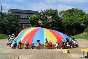 いい風 7月 16年 橋爪幼稚園 ブログ 橋爪幼稚園