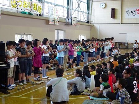 Guts 初生応援団 10月 15年 初生小学校 ブログ 初生小学校