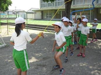 長縄クラブ 6月 15年 初生小学校 ブログ 初生小学校