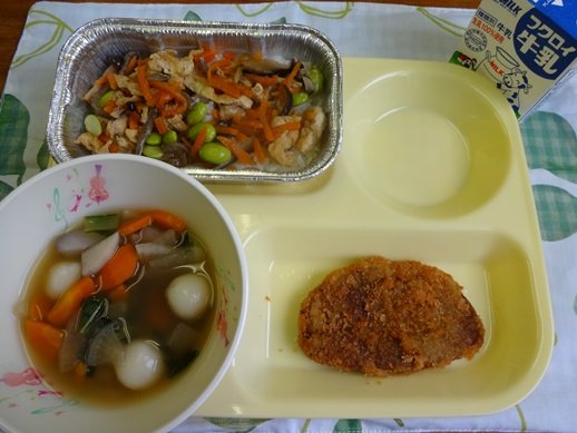 今日の給食 9月 17年 曳馬中学校 ブログ 曳馬中学校