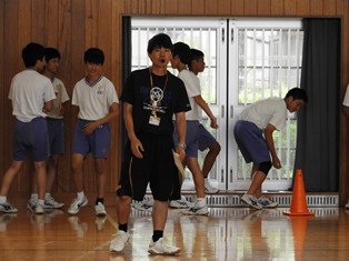 教育実習生の研究授業 3 5 6組男子保体 5月 18年 北星中学校 ブログ 北星中学校