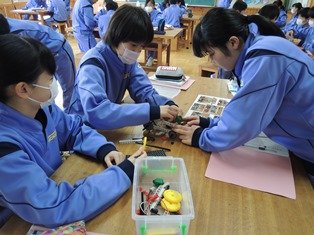 ２年生技術 歯車 ギア の仕組みの学習 2月 19年 北星中学校 ブログ 北星中学校