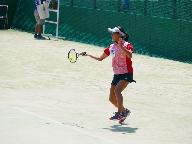 女子テニス部 全国高校総体に出場しました 8月 18年 浜松市立高等学校 ブログ 浜松市立高等学校