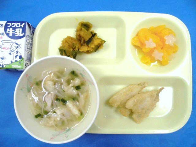 本日の給食 7月 15年 飯田小学校 ブログ 飯田小学校