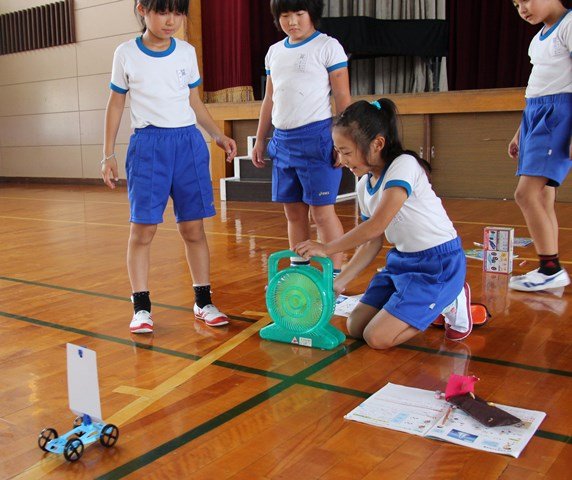 ものを動かす風 7月 17年 井伊谷小学校 ブログ 井伊谷小学校