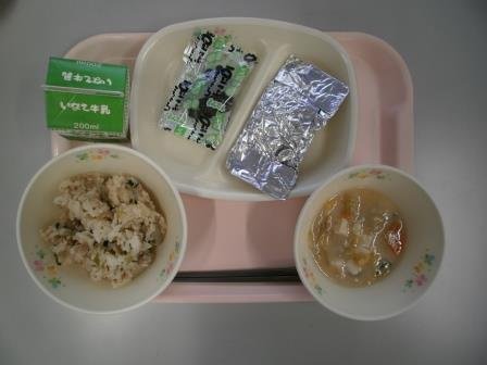今日の給食 1月 18年 井伊谷小学校 ブログ 井伊谷小学校