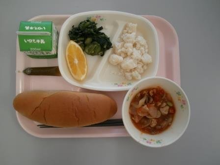 今日の給食 5月 17年 井伊谷小学校 ブログ 井伊谷小学校