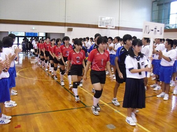 ９月２５日 金 新人戦壮行会 9月 15年 引佐南部中学校 ブログ 引佐南部中学校