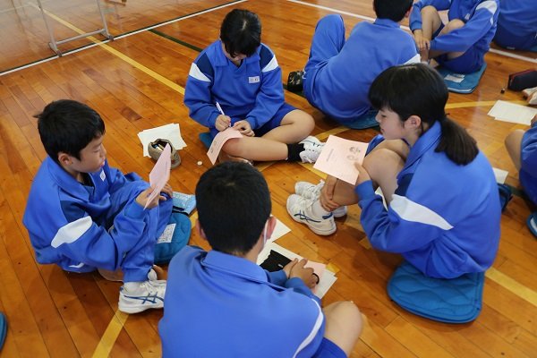 人権授業 12月 18年 引佐南部中学校 ブログ 引佐南部中学校