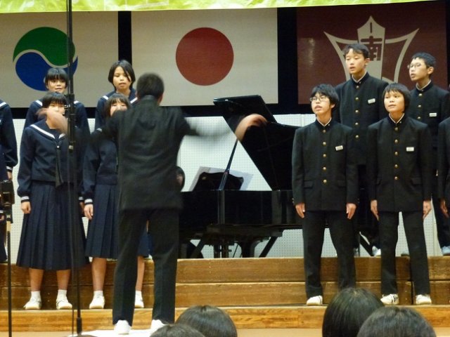 １１月１２日 木 合唱コンクール 11月 15年 引佐南部中学校 ブログ 引佐南部中学校