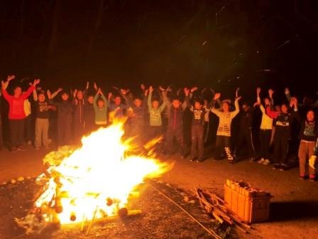 キャンプファイヤー 10月 18年 泉小学校 ブログ 泉小学校