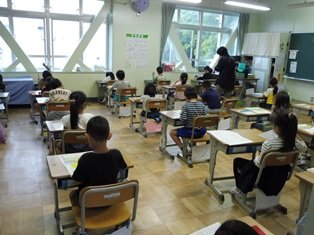 はじめての算数のテスト １年 5月 18年 泉小学校 ブログ 泉小学校