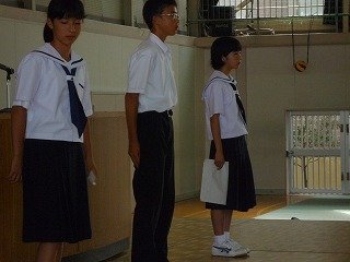 終業式 7月 12年 開成中学校 ブログ 開成中学校