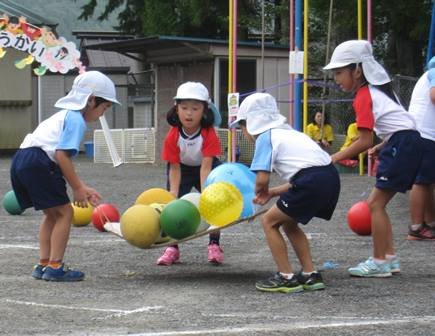 運動会 年長 10月 16年 気田幼稚園 ブログ 気田幼稚園