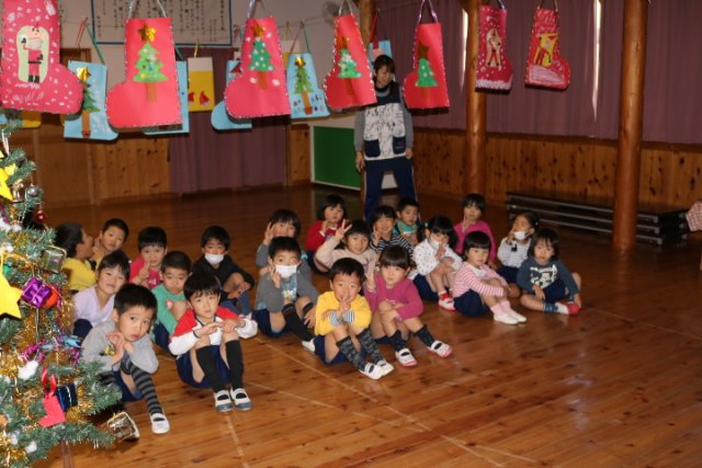 クリスマス会をしたよ 12月 18年 気田幼稚園 ブログ 気田幼稚園