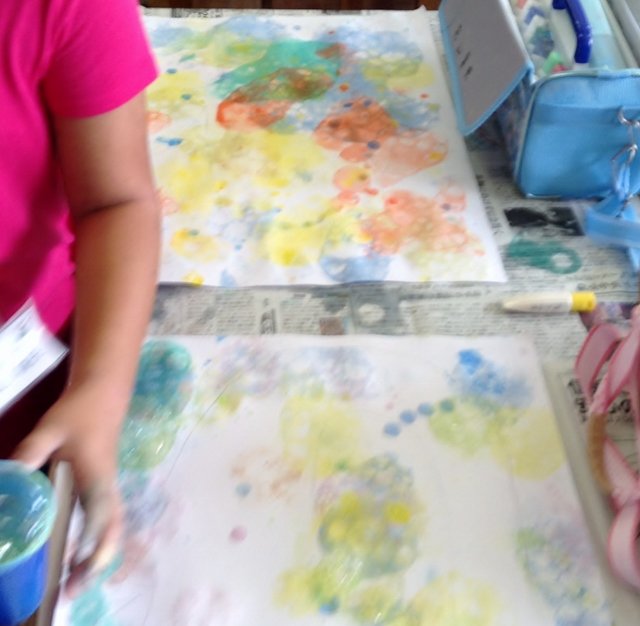 ２年図工 りゅうの目のなみだ お話の絵の作成 9月 16年 北小学校 ブログ 北小学校