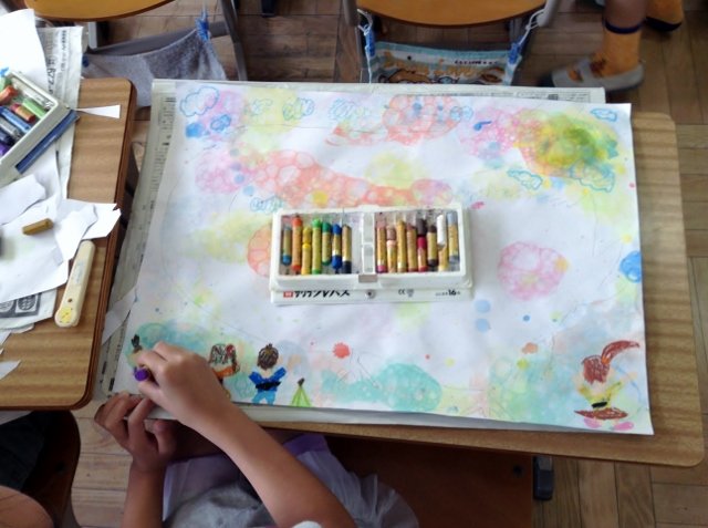 図工 りゅうの目のなみだ 10月 16年 北小学校 ブログ 北小学校