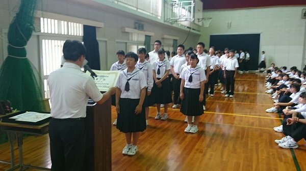 8月 18年 北浜中学校 ブログ 北浜中学校