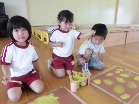 じゃがいもの絵をかいたよ 年中 6月 17年 北浜中央幼稚園 ブログ 北浜中央幼稚園