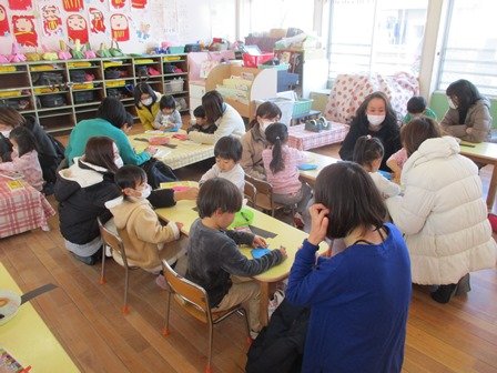 年少参観会 懇談会 1月 19年 北浜中央幼稚園 ブログ 北浜中央幼稚園