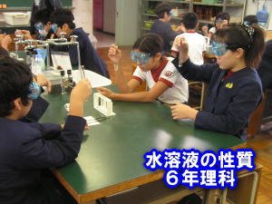 水溶液の性質 ６年生理科 11月 13年 北浜北小学校 ブログ 北浜北小学校