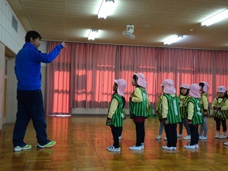 サッカー教室 1月 18年 北庄内幼稚園 ブログ 北庄内幼稚園