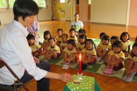 竹太鼓 素話し 5月 18年 北庄内幼稚園 ブログ 北庄内幼稚園