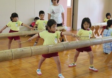 竹太鼓 素話し 5月 18年 北庄内幼稚園 ブログ 北庄内幼稚園