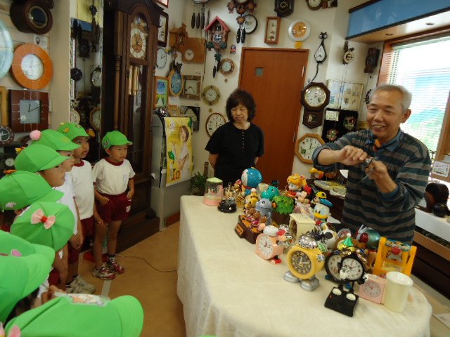時計屋さんに行ったよ 6月 10年 小松幼稚園 ブログ 小松幼稚園