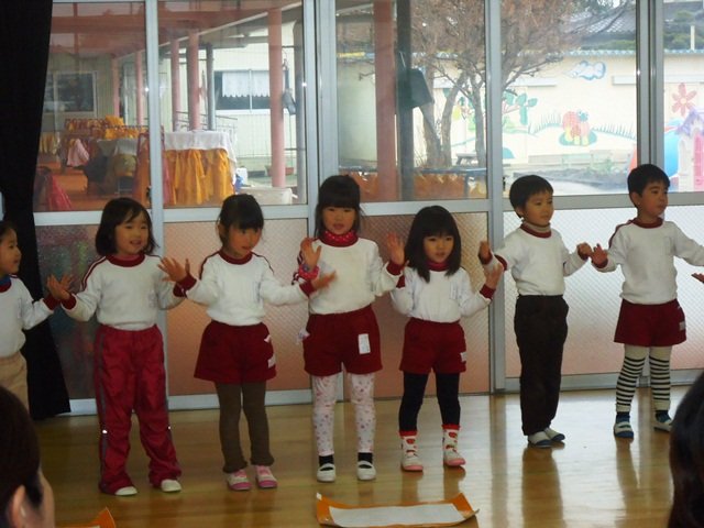 がんばったね ありがとうの会 2月 14年 小松幼稚園 ブログ 小松幼稚園