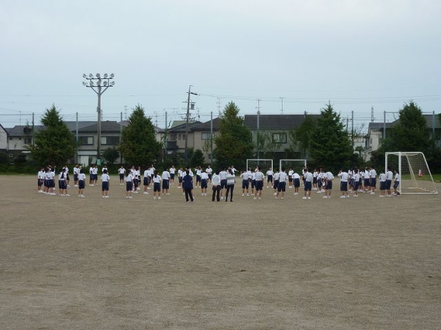 本日の江西中学校 9月 15年 江西中学校 ブログ 江西中学校