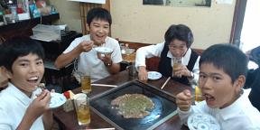 東京駅ともんじゃ焼き 10月 12年 南庄内小学校 ブログ 南庄内小学校