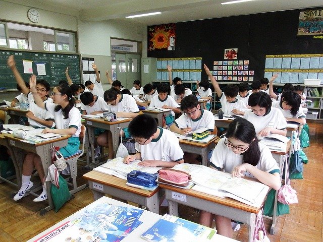 5月の授業風景１ 5月 16年 都田中学校 ブログ 都田中学校