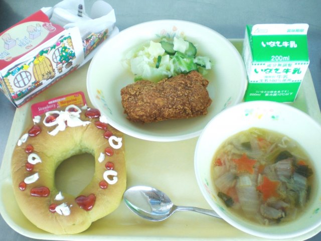 １２月２０日 水 の給食について 12月 17年 中川小学校 ブログ 中川小学校