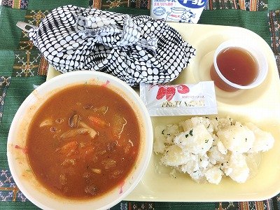 ２月２８日 金 の給食メニュー 2月 14年 中郡中学校 ブログ 中郡中学校