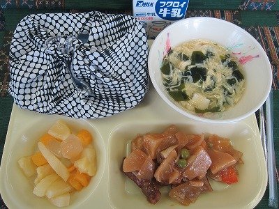 ４月２３日 月 の給食メニュー 4月 12年 中郡中学校 ブログ 中郡中学校