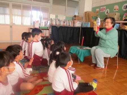 お話大好き 1月 19年 中ノ町幼稚園 ブログ 中ノ町幼稚園