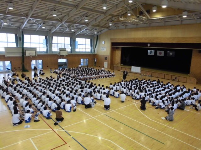 奈良薬師寺 大谷徹奘 執事 法話 6月 16年 南部中学校 ブログ 南部中学校